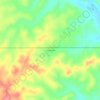 Mappa topografica Cornertown, altitudine, rilievo