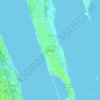 Mappa topografica Georgiana, altitudine, rilievo