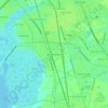 Mappa topografica Gordon Heights, altitudine, rilievo