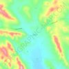 Mappa topografica Huasna, altitudine, rilievo