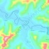 Mappa topografica Quiroga, altitudine, rilievo