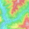 Mappa topografica Pregaroldi, altitudine, rilievo