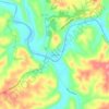 Mappa topografica Sherburne, altitudine, rilievo