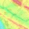 Mappa topografica Dancourt, altitudine, rilievo