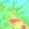 Mappa topografica La Pierre Brune, altitudine, rilievo