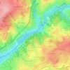 Mappa topografica Le Puy Moulinier, altitudine, rilievo