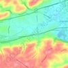 Mappa topografica Gallagherville, altitudine, rilievo