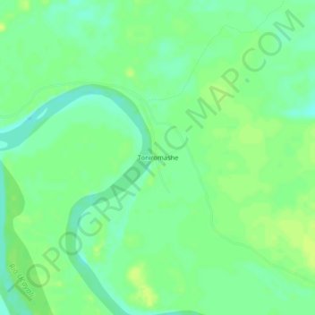 Mappa topografica Toniromashe, altitudine, rilievo