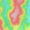 Mappa topografica Hoher Eimberg, altitudine, rilievo