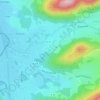 Mappa topografica Le Reposoire, altitudine, rilievo