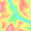 Mappa topografica Risingville, altitudine, rilievo
