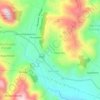 Mappa topografica Pisicaz Bajo, altitudine, rilievo
