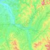 Mappa topografica La Loire, altitudine, rilievo