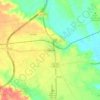 Mappa topografica Lockhart, altitudine, rilievo