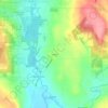 Mappa topografica Fayette, altitudine, rilievo
