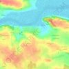 Mappa topografica Bringuin, altitudine, rilievo