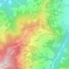 Mappa topografica Casola, altitudine, rilievo