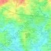 Mappa topografica Le Puits Gaillard, altitudine, rilievo