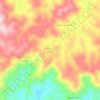 Mappa topografica Bairro dos Grilos, altitudine, rilievo