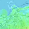 Mappa topografica Binakayan, altitudine, rilievo