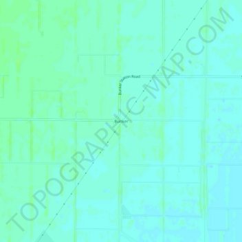 Mappa topografica Bunker, altitudine, rilievo