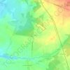 Mappa topografica Le Bois, altitudine, rilievo