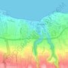 Mappa topografica La Découverte, altitudine, rilievo