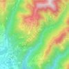 Mappa topografica Pellizzana, altitudine, rilievo