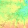 Mappa topografica La Blanchardière, altitudine, rilievo