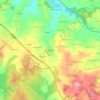 Mappa topografica L'Etanchou, altitudine, rilievo