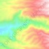 Mappa topografica Cahuisa, altitudine, rilievo