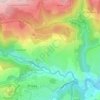 Mappa topografica Les Chaponnes, altitudine, rilievo