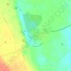 Mappa topografica Borgagne, altitudine, rilievo