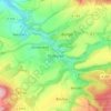Mappa topografica Thalbürgel, altitudine, rilievo