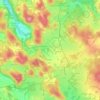 Mappa topografica Manobre, altitudine, rilievo