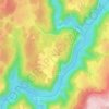 Mappa topografica Le Vent-Bas, altitudine, rilievo