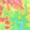 Mappa topografica Sauve-Clare, altitudine, rilievo
