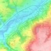 Mappa topografica Goulheo, altitudine, rilievo