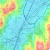 Mappa topografica 屯門新村, altitudine, rilievo