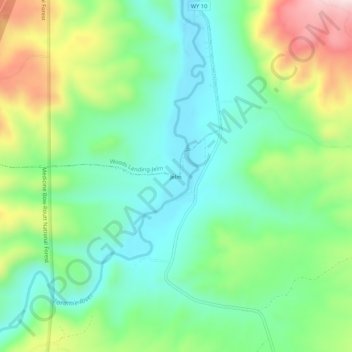 Mappa topografica Jelm, altitudine, rilievo