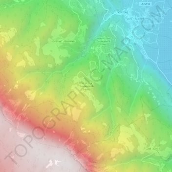 Mappa topografica Obersirmian, altitudine, rilievo