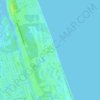 Mappa topografica Hammock Beach, altitudine, rilievo