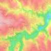 Mappa topografica Beaubignat, altitudine, rilievo