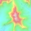 Mappa topografica Isis Temple, altitudine, rilievo