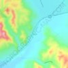 Mappa topografica Cholame, altitudine, rilievo
