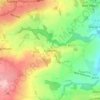 Mappa topografica Craghead, altitudine, rilievo