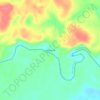 Mappa topografica Destierro, altitudine, rilievo