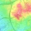 Mappa topografica Tandle Hill, altitudine, rilievo