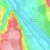 Mappa topografica Mestreville, altitudine, rilievo