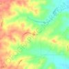 Mappa topografica Pine Knot, altitudine, rilievo